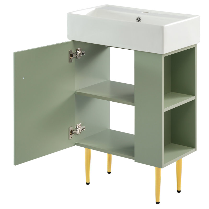 [Cabinet seulement] Meuble-lavabo de 21,6 po (lavabo non inclus)