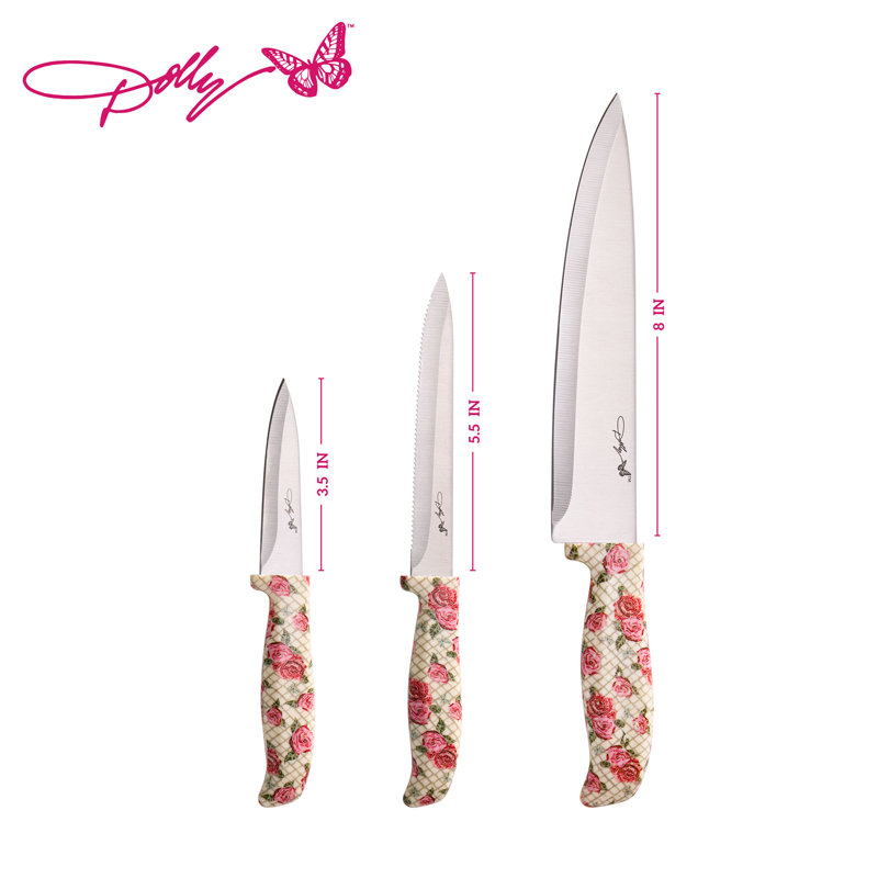 Dolly Parton 3 Piece Cheese Knife Set