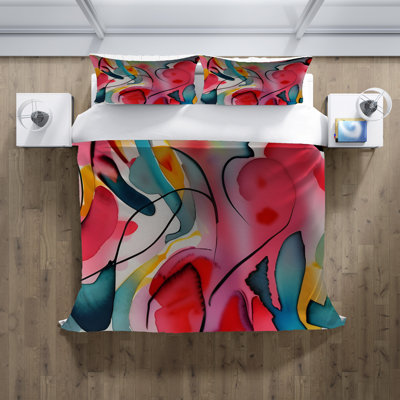 Polyester Abstract Duvet Cover