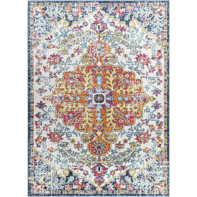 Hillsby Oriental Indoor Rug, Rectangle 6'7" x 9'
