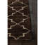 Tapis brun foncé noué à la main Levine-24432252