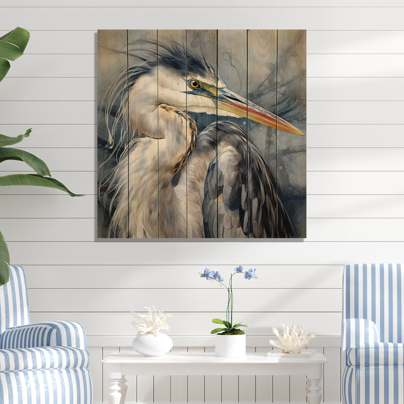 Maquan - Décoration murale animaux en bois sur bois de pin naturel, H 15 po x l 15 po