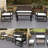 Kostelnik Wicker 4 - Person Patio Conversation Set with Cushions-214829599-214829604