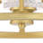 Maroney 3 - Light Kitchen Glass Steel Dimmable Flush Mount Ceiling Light Chandelier-1239697146