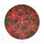 Christmas Poinsettia Pebble 16" Vinyl Placemat