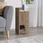 Lochlan Modern Compact Nightstand Bedside Table 25 x 27 x 60cm  Bedroom Furniture-116066779-36078965