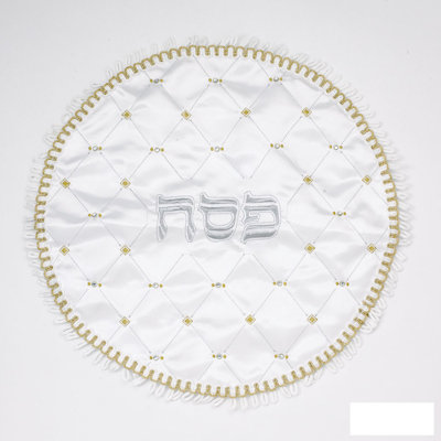 Westland Paradise Diamond Embroidered Matzah Cover
