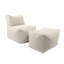 Pouf d'extérieur - Bois flotté naturel-13430970