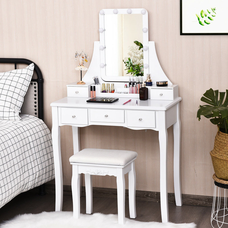 Crandell Vanity, White