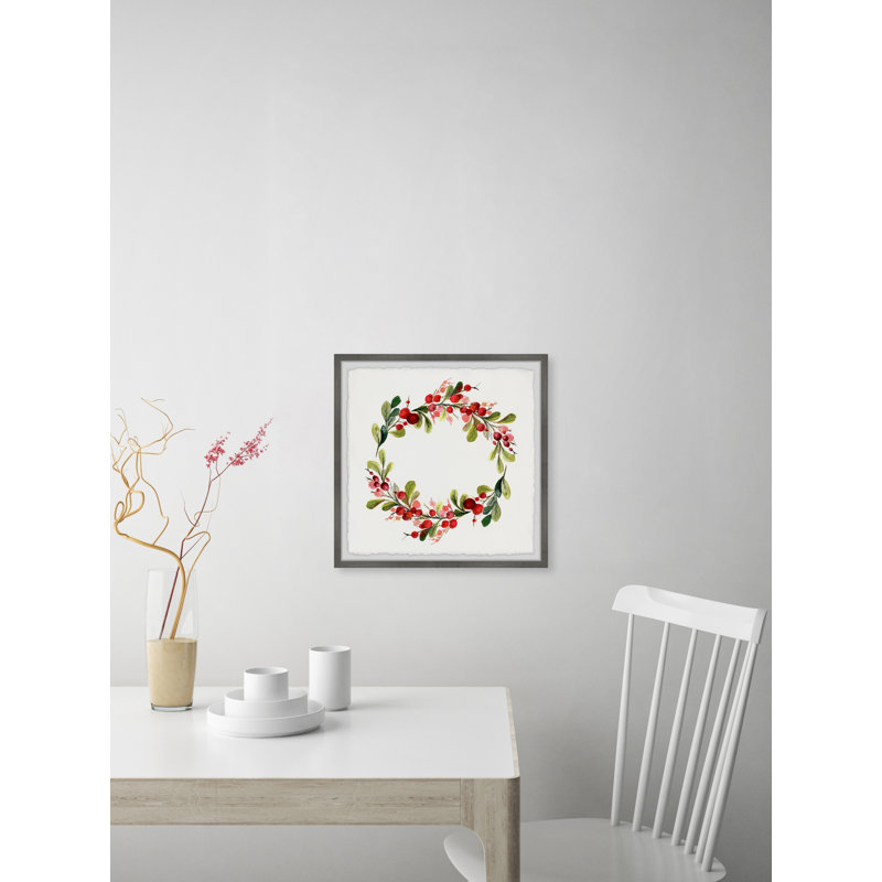 «Merry Toyon Berries II», reproduction encadrée, H 32 po x l 32 po x P 1,5 po