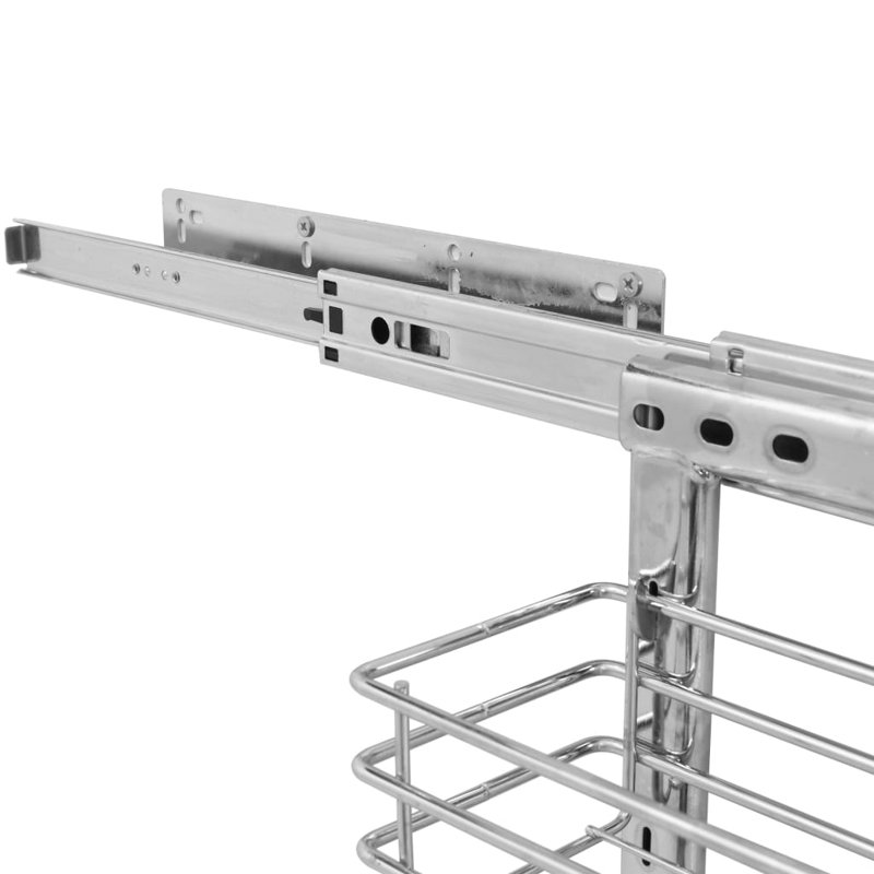 Tablettes coulissantes coulissantes à 3 niveaux pour armoire, H 22 po x l 18,5 po x P 13,8 po