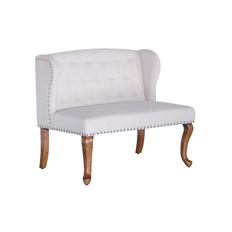 Alresford 43.5'' Upholstered Loveseat, Dark Grey