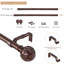 Tringle à rideaux simple ajustable Derra-1592751523-1592751521