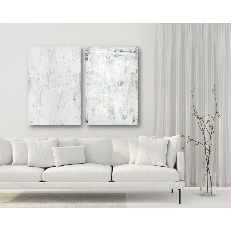 Snow Set by John Beard - Artist Enhanced Canvas Print, 24" H x 40" W x 1.5" D