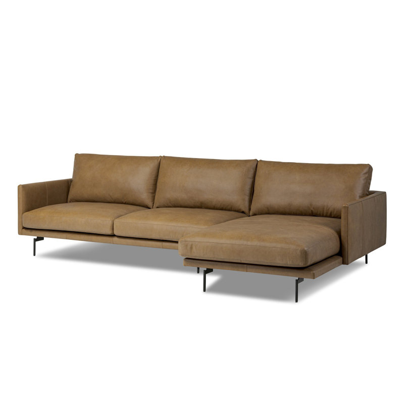 Melle 2Pc Sectional W/ LAFC-Omari Natural, Omari Natural Polyester Blend, Right Hand Facing