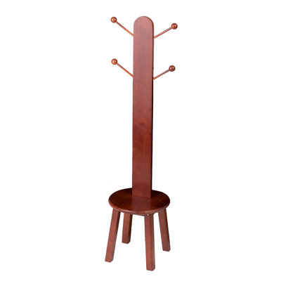 Rangement à vêtements avec tabouret
