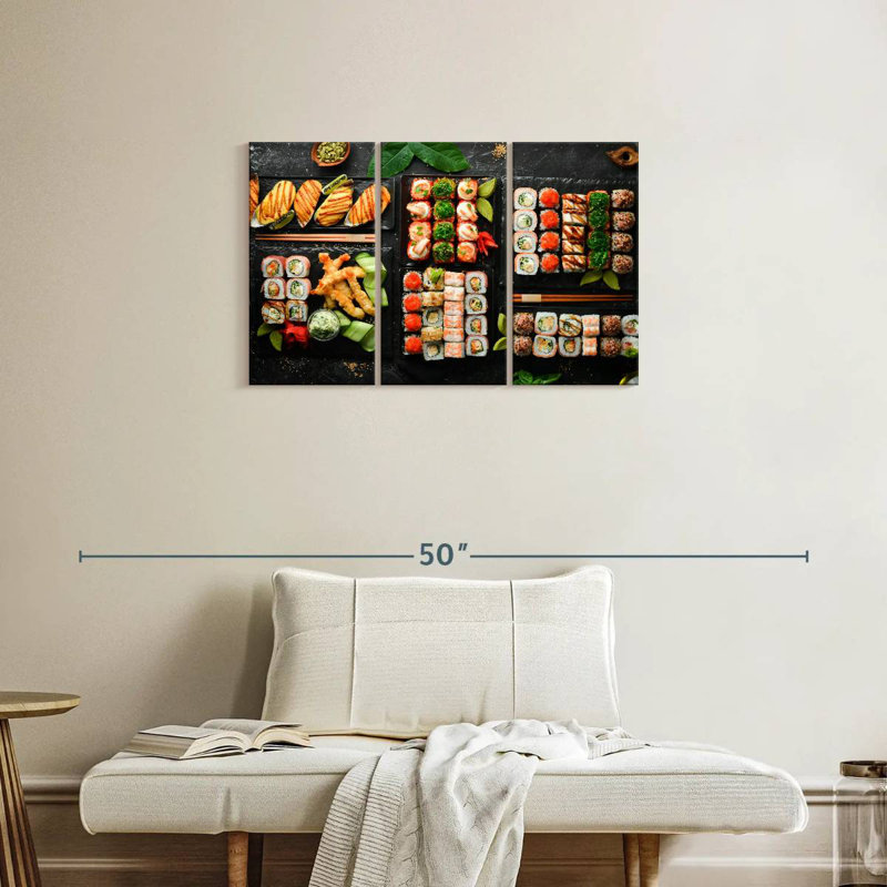 Yarlin Sushi Party, 20" H x 33" W