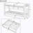 Shoe Rack With Cushioned Seat And Drawers, Multipurpose Entryway Storage Bench (White)-1654715733