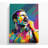 Freddie Mercury Colour - Wrapped Canvas Print-96396543