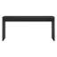 64 Inch Fluted Console Table Sled Base Black Grain Scandinavian MDF Entryway Rowe-766671798-784306727
