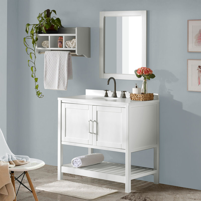 Ensemble de meuble-lavabo en bois 3 pièces Alaterre Furniture Bennet