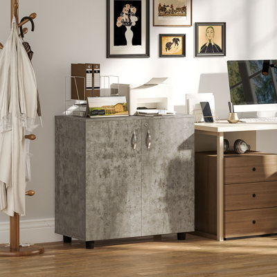 Vinsetto Lockable Office Storage Cabinet 2 Door