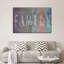 «Family And Home Typographie», impression sur toile-92518691