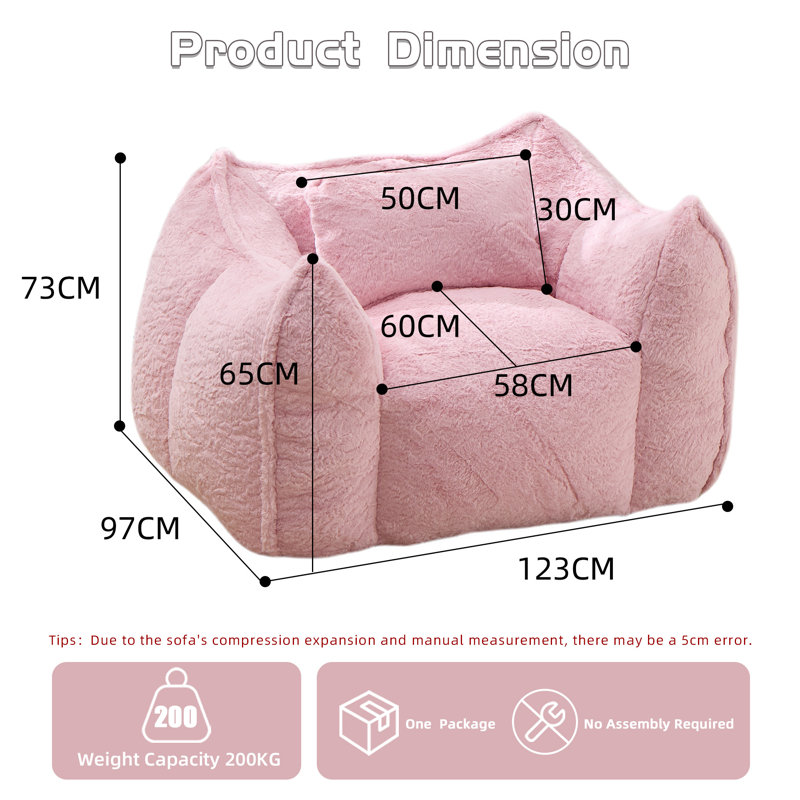 Bean Bag Sofa, Pink