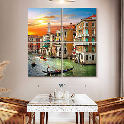Venice Buildings And Gondolas