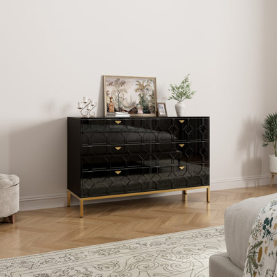 Commode décorative 6 tiroirs Bailes Iron