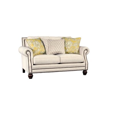 Swampscott 68"" Round Arm Loveseat with Reversible Cushions -  Chelsea Home, 394300F30-L-KL