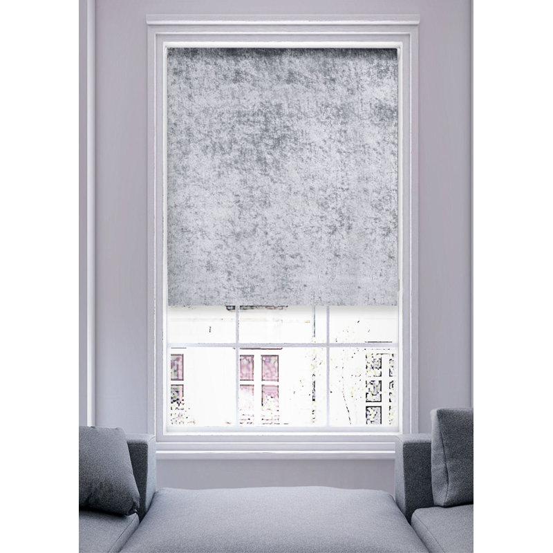 Roller shade, Grey, 90cm W x 165cm L