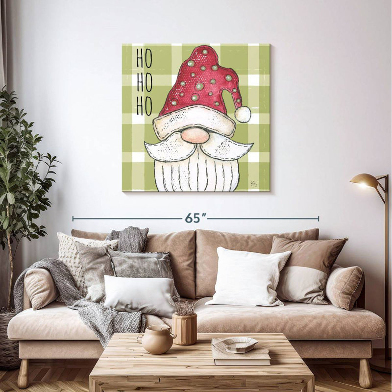 Gnome du Père Noël Lelend, H 39 po x l 39 po