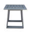 Table de bout carrée en aluminium