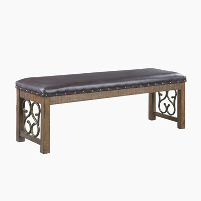 Cristinel Faux Leather Bench by Canora Grey