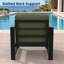 Fauteuil d'extérieur en métal Dulcie avec coussins Sunbrella®-1247566519