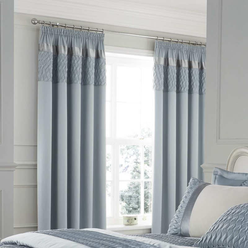 Quilted Luxury Satin Cafe Curtain
