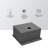Laundry Sink - 22" X 22" Laundry Room Utility Sink Drop In Topmount 16 Gauge Stainless Steel 12 Inch Deep Single Bowl Above Counter Basin