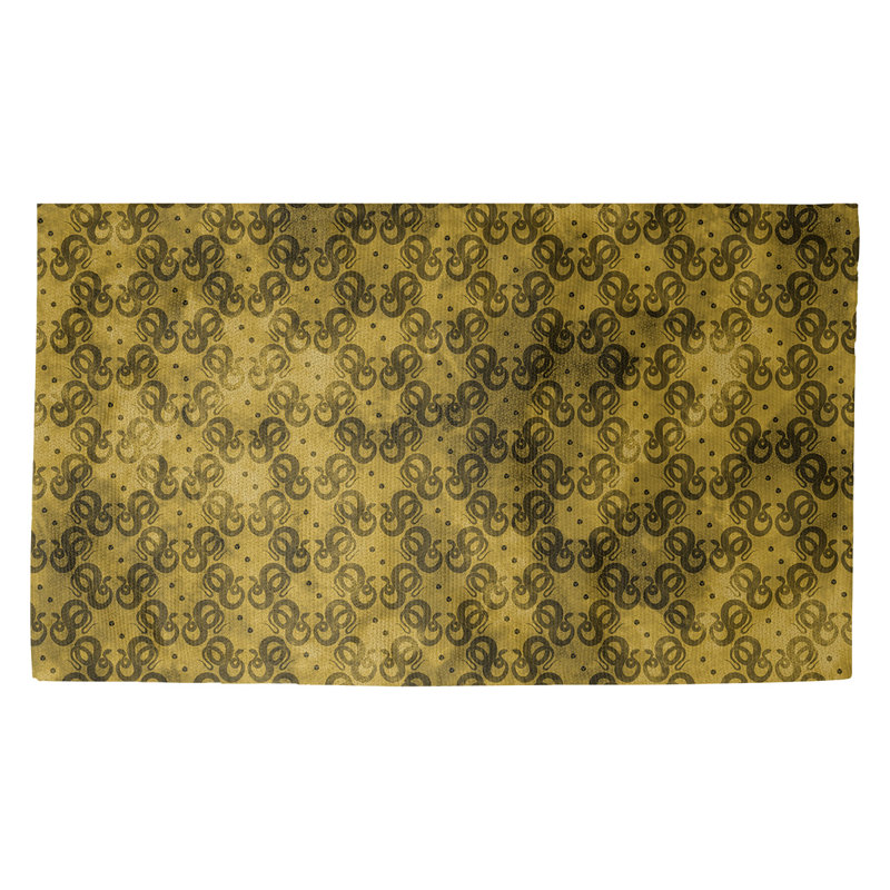 Avicia Indoor Doormat, Rectangle 2'1.5" x 3'6", Yellow