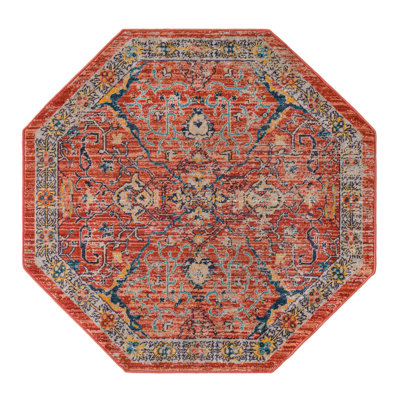 Alkire Floral Indoor Rug