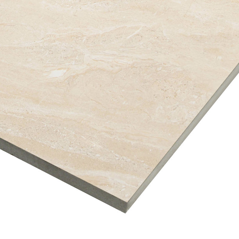 Carrelage mural et de plancher en porcelaine polie aspect pierre 24 po x 24 po Azira, Aurume