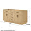 Base de meuble-lavabo double autoportante de 65 po Beckett seulement-134435356-134435354