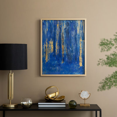 ABSTRACT Series XIX, reproduction encadrée - bois massif