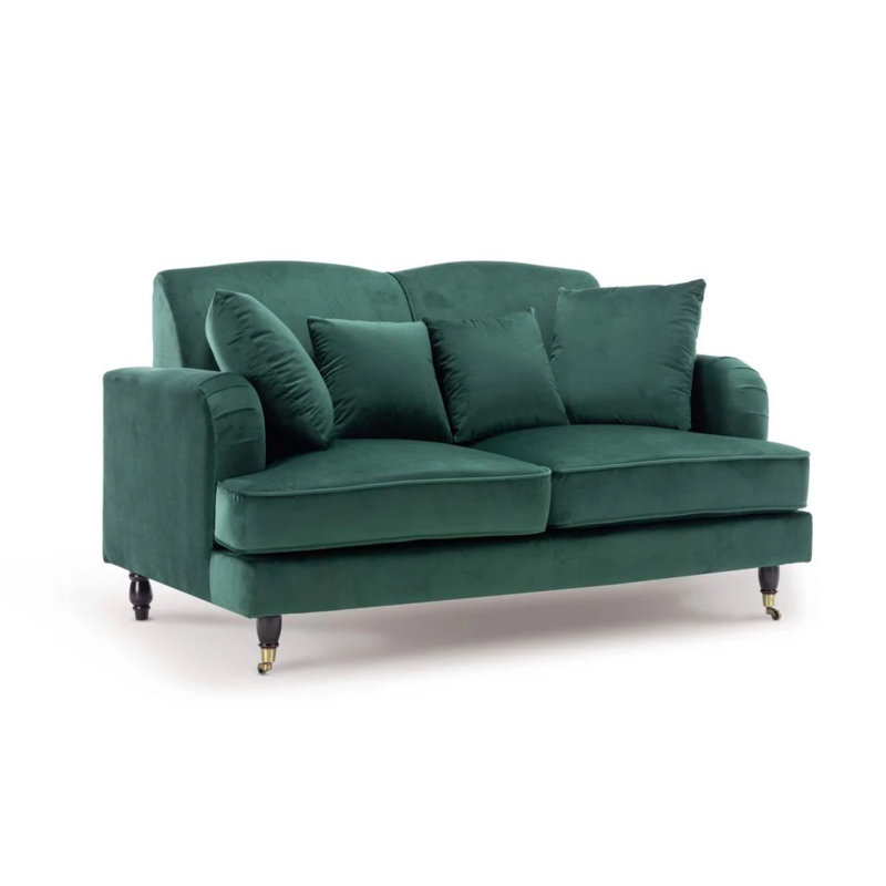 Penermon 150Cm Roll Arms Sofa, 2, Bottle Green