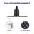 Universal 8" Matte Black Square Filter Single-Spray Rain Shower Head High Flow Stainless Steel Wall Mount Shower Head