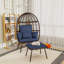 Fauteuil en osier pour l'extérieur et l'intérieur Wicker-1439306301