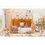 Lit de chalet d'aventure, structure en MDF, thème de forêt enchanteur, chambre d'enfant