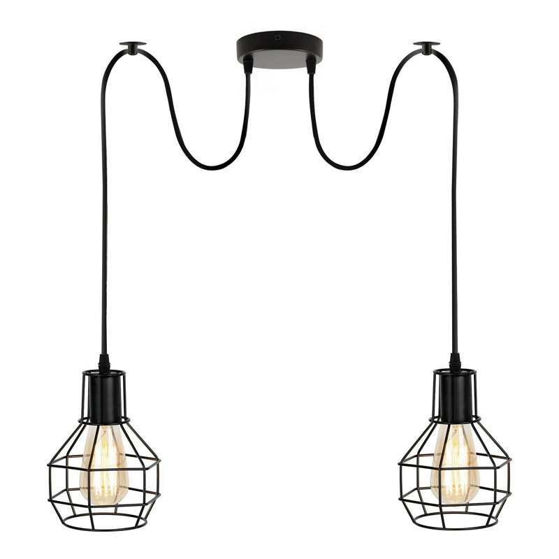Margaree 2 - Light Cluster Pendant, Black