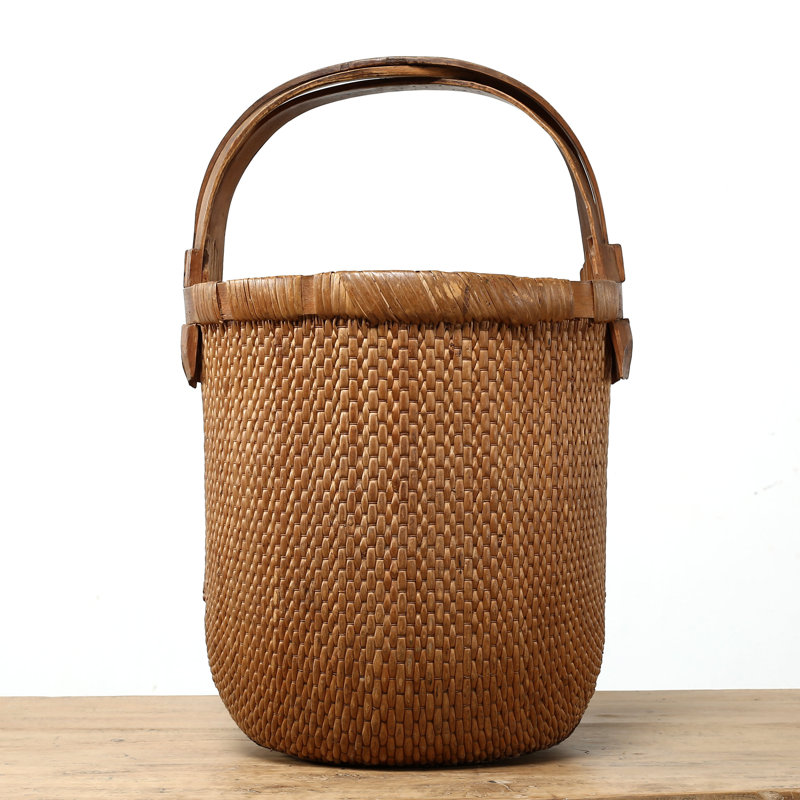 Approx. 25 Inches High Vintage Willow Basket