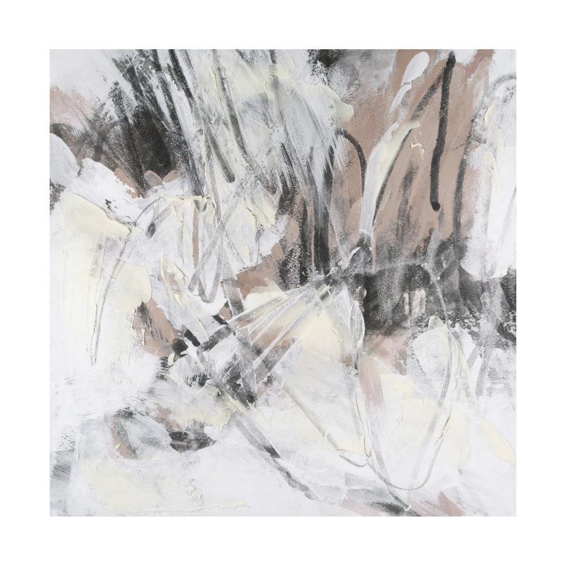«Neutral Scribe II» sur toile, H 35 po x l 35 po